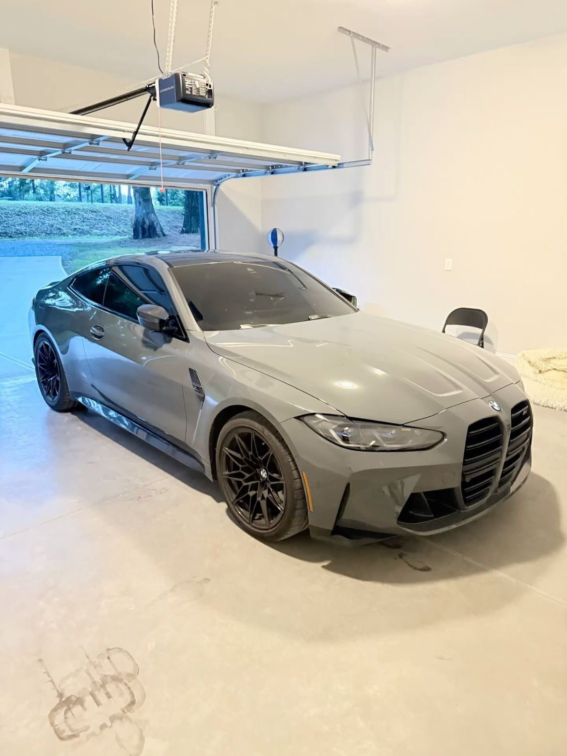 BMW M4 Competition in Brooklyn Grey, glossy after ceramic coating